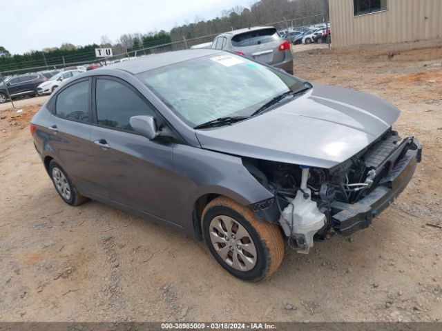 Auction sale of the 2016 Hyundai Accent Se, vin: KMHCT4AE4GU152433, lot number: 38985009