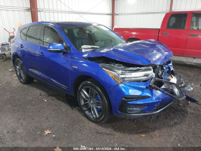 Auction sale of the 2021 Acura Rdx A-spec Package, vin: 5J8TC2H62ML029675, lot number: 38987363