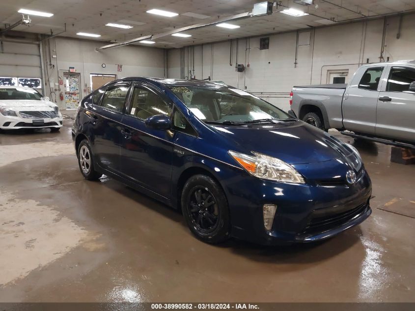 Lot #2506944992 2012 TOYOTA PRIUS TWO salvage car