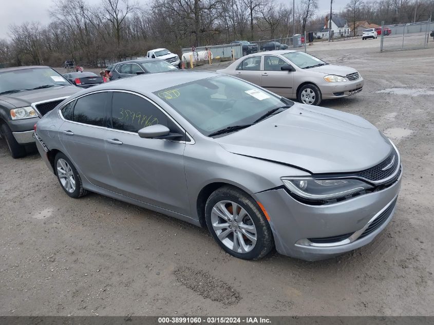 Lot #2493170316 2015 CHRYSLER 200 LIMITED salvage car