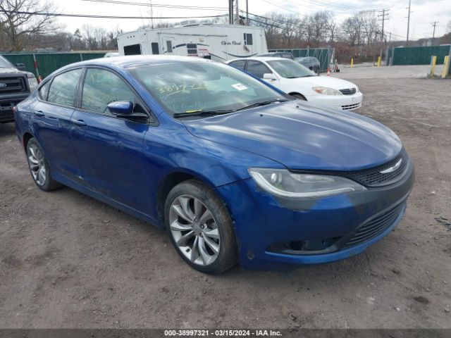 Auction sale of the 2015 Chrysler 200 S, vin: 1C3CCCBB6FN708323, lot number: 38997321