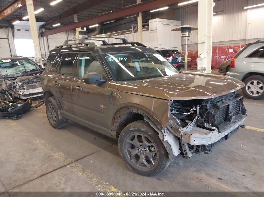 Lot #2504644053 2022 FORD BRONCO SPORT BADLANDS salvage car