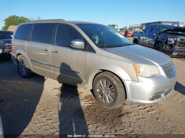 Auction sale of the 2013 Chrysler Town & Country Touring-l, vin: 2C4RC1CG6DR646068, lot number: 38999137