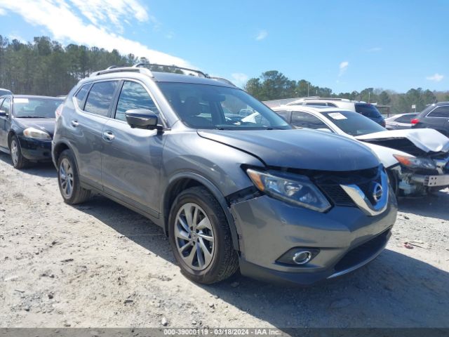 Auction sale of the 2015 Nissan Rogue Sl, vin: 5N1AT2MT1FC916278, lot number: 39000119