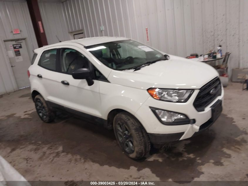 Lot #2509244441 2021 FORD ECOSPORT S salvage car