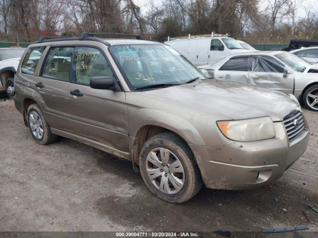 Auction sale of the 2008 Subaru Forester 2.5x, vin: JF1SG63668H716315, lot number: 39004771