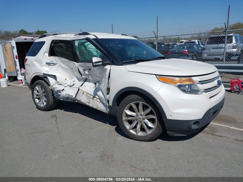 Lot #2490857806 2014 FORD EXPLORER LIMITED salvage car