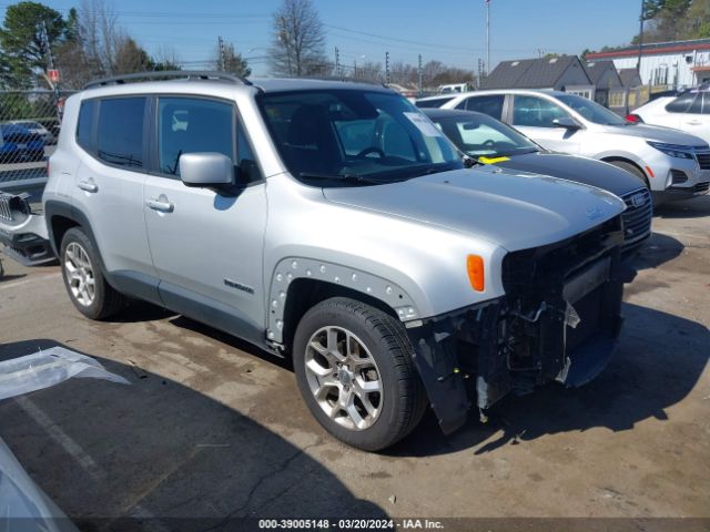 Auction sale of the 2016 Jeep Renegade Latitude, vin: ZACCJABT6GPC52315, lot number: 39005148