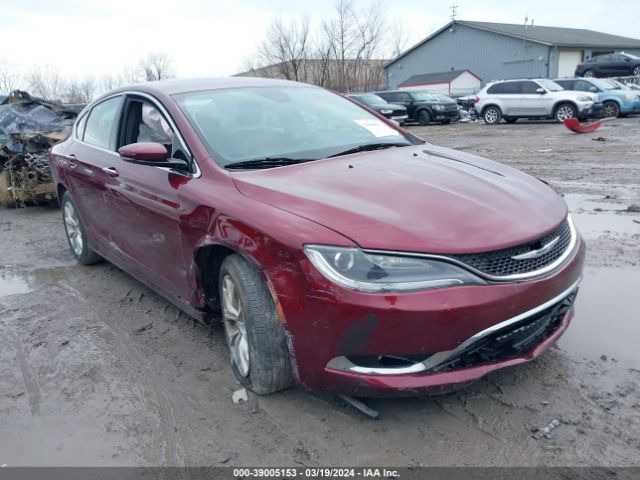 Auction sale of the 2015 Chrysler 200 C, vin: 1C3CCCCB7FN760199, lot number: 39005153