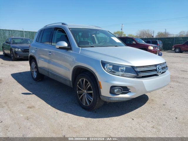 Auction sale of the 2013 Volkswagen Tiguan Se, vin: WVGBV7AX5DW503357, lot number: 39008554