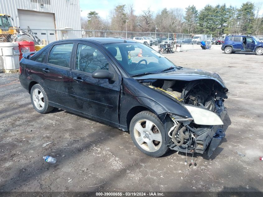 Lot #2427040339 2007 FORD FOCUS ZX4/S/SE/SES salvage car