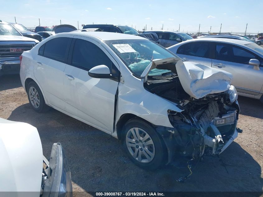 Lot #2493175613 2017 CHEVROLET SONIC LS AUTO salvage car