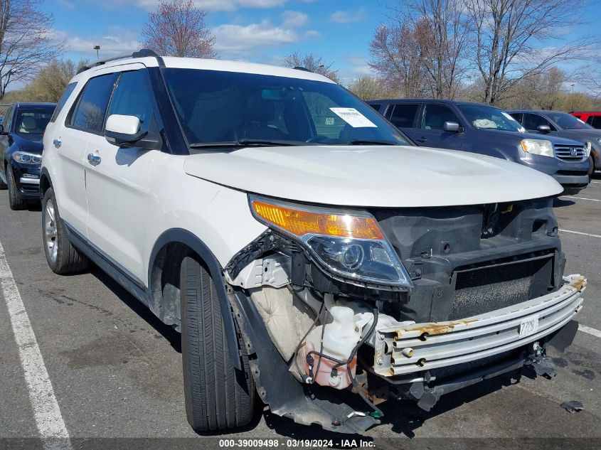 Lot #2490857639 2013 FORD EXPLORER LIMITED salvage car
