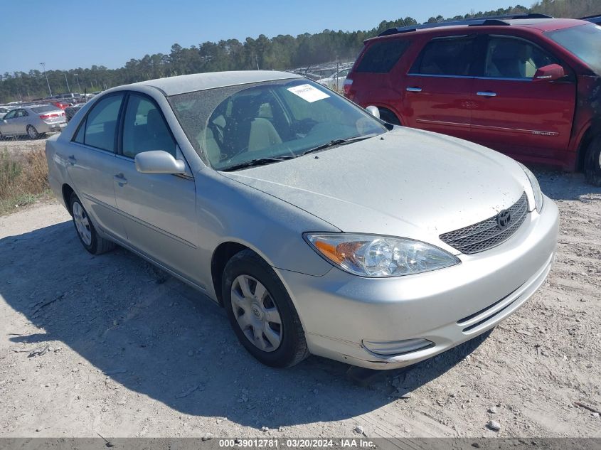 Lot #2458581675 2002 TOYOTA CAMRY LE salvage car