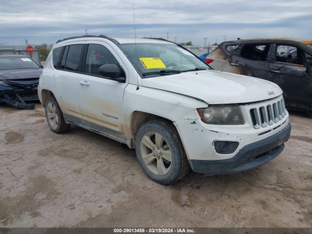 Auction sale of the 2016 Jeep Compass Sport, vin: 1C4NJCBA5GD553241, lot number: 39013456