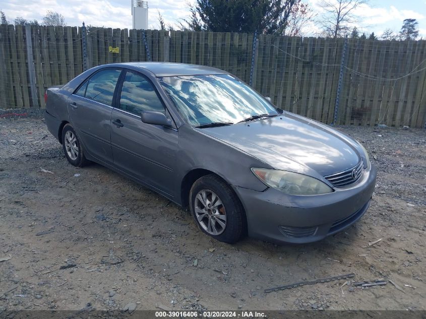 Lot #2474514239 2005 TOYOTA CAMRY LE V6 salvage car