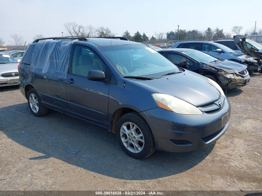 Lot #2493169901 2006 TOYOTA SIENNA LE salvage car
