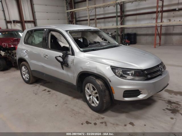 Auction sale of the 2013 Volkswagen Tiguan S, vin: WVGBV7AX3DW549186, lot number: 39019472