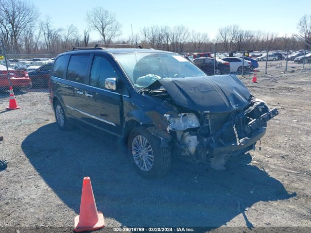 Auction sale of the 2013 Chrysler Town & Country Touring-l, vin: 2C4RC1CG7DR586205, lot number: 39019769