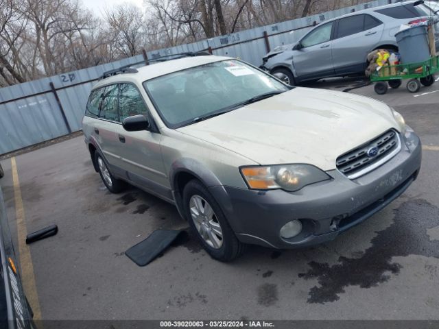 Auction sale of the 2005 Subaru Outback 2.5i, vin: 4S4BP61CX57339312, lot number: 39020063