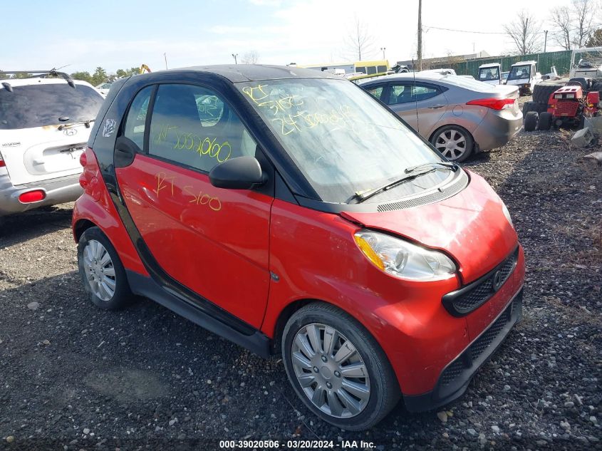 Lot #2476834171 2014 SMART FORTWO PASSION/PURE salvage car