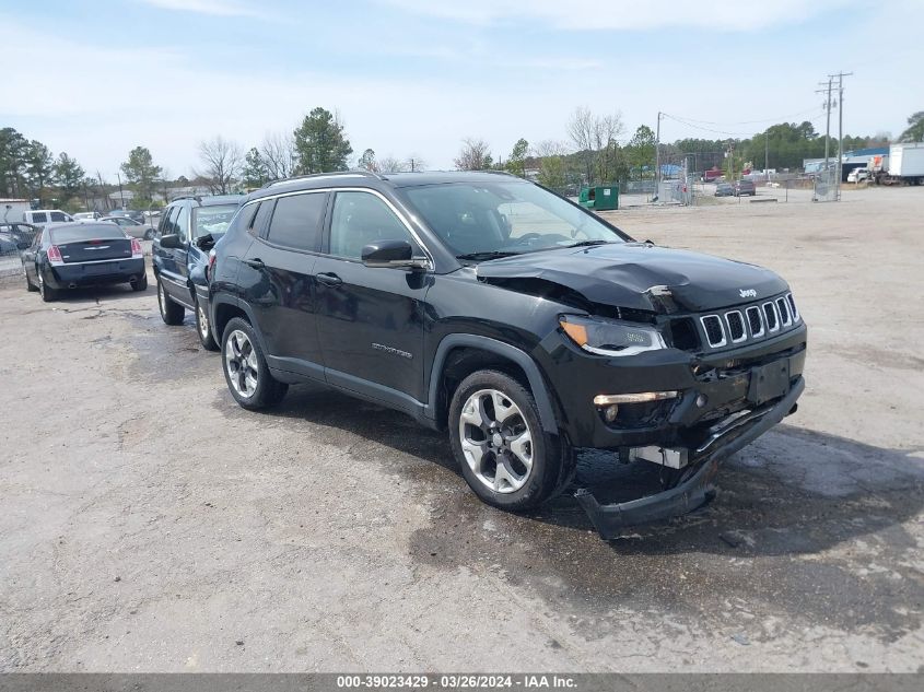 Lot #2490852860 2018 JEEP COMPASS LIMITED 4X4 salvage car