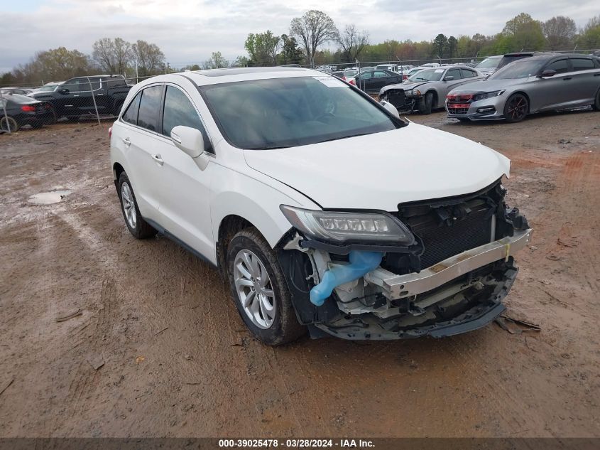 Lot #2490857280 2017 ACURA RDX TECHNOLOGY   ACURAWATCH PLUS PACKAGES/W/TECHNOLOGY PACKAGE salvage car