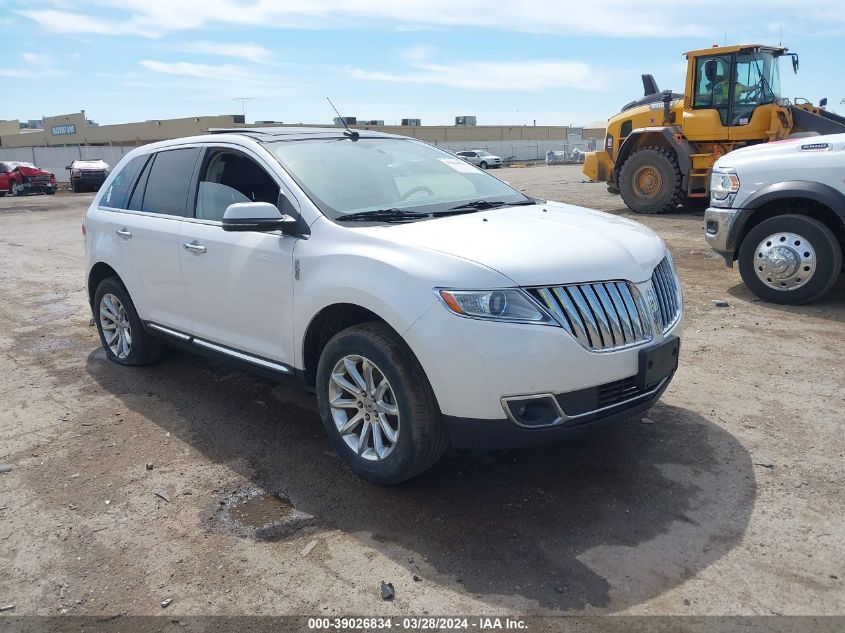 Lot #2490854685 2013 LINCOLN MKX salvage car