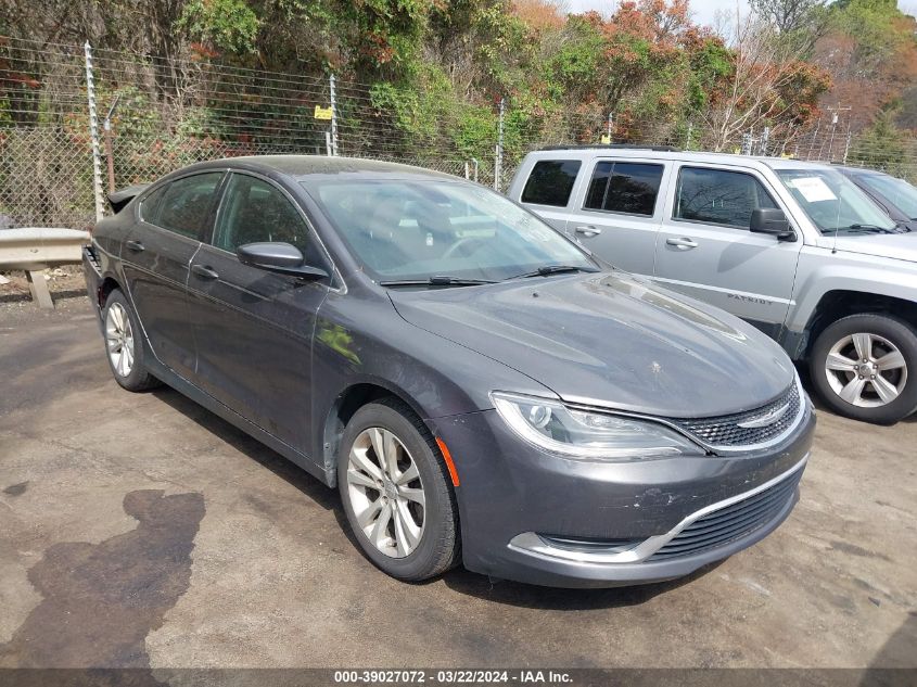 Lot #2488541565 2016 CHRYSLER 200 LIMITED salvage car