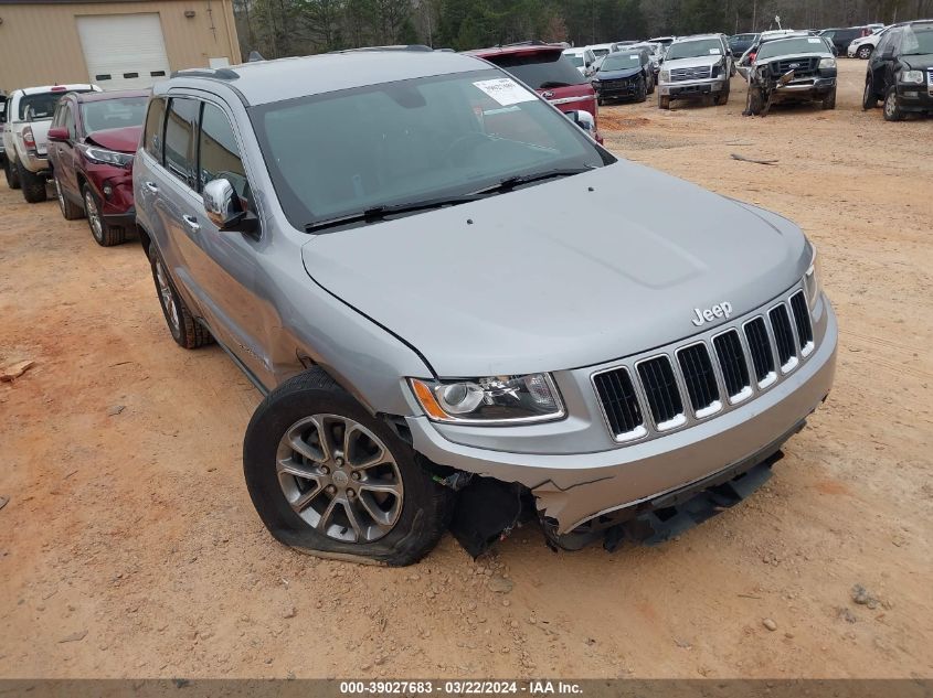 Lot #2506944858 2014 JEEP GRAND CHEROKEE LIMITED salvage car