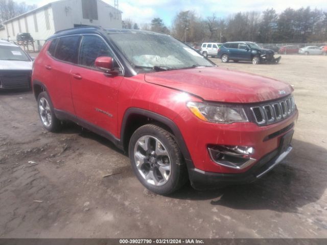 Auction sale of the 2018 Jeep Compass Limited 4x4, vin: 3C4NJDCB9JT146697, lot number: 39027790