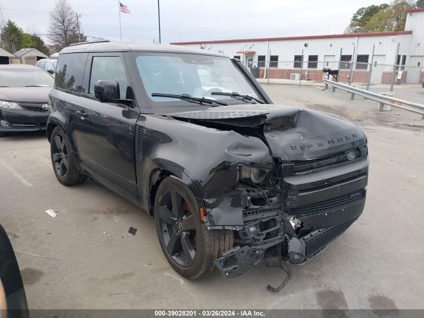 Lot #2506951554 2022 LAND ROVER DEFENDER 90 X-DYNAMIC S salvage car