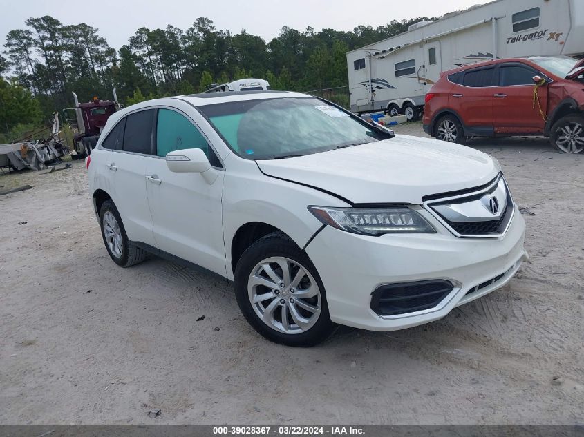 Lot #2490868256 2018 ACURA RDX ACURAWATCH PLUS PACKAGE salvage car