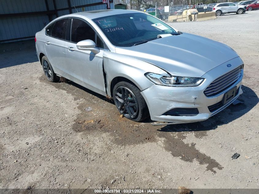 Lot #2490852760 2016 FORD FUSION SE salvage car