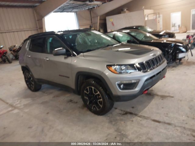 Auction sale of the 2019 Jeep Compass Trailhawk 4x4, vin: 3C4NJDDB3KT649853, lot number: 39029426