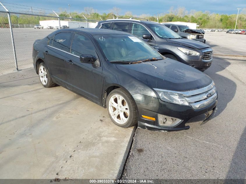 Lot #2509249231 2012 FORD FUSION SE salvage car