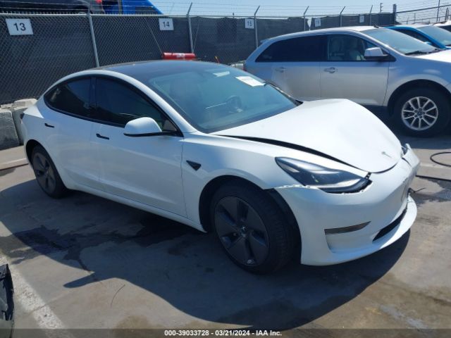 2023 Tesla Model 3 Rear-wheel Drive მანქანა იყიდება აუქციონზე, vin: 5YJ3E1EA2PF557428, აუქციონის ნომერი: 39033728