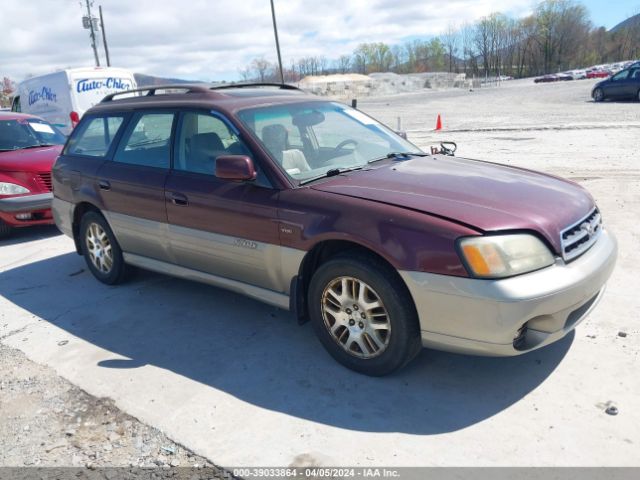 Auction sale of the 2001 Subaru Outback H6-3.0, vin: 4S3BH896017636322, lot number: 39033864