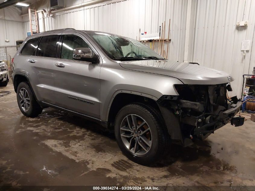Lot #2509249193 2017 JEEP GRAND CHEROKEE LIMITED 4X4 salvage car