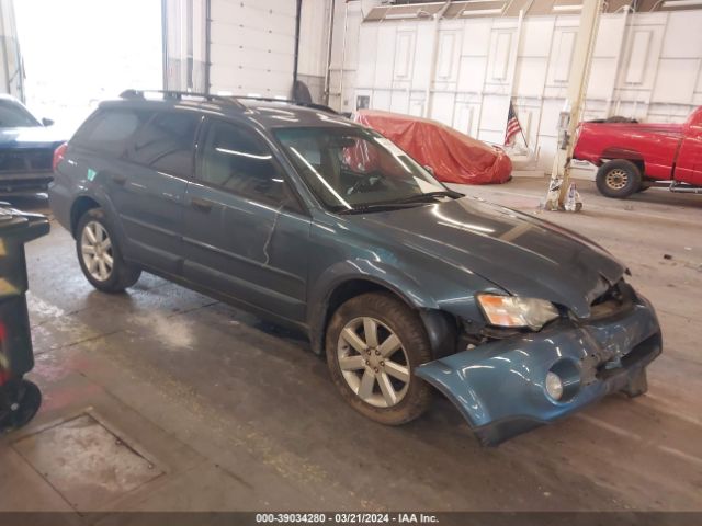 Продажа на аукционе авто 2006 Subaru Outback 2.5i, vin: 4S4BP61C366303324, номер лота: 39034280