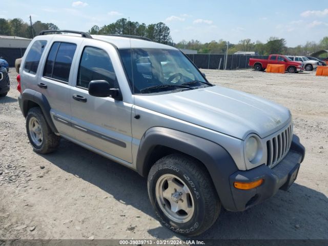 Auction sale of the 2003 Jeep Liberty Sport, vin: 1J4GK48K33W512966, lot number: 39039713