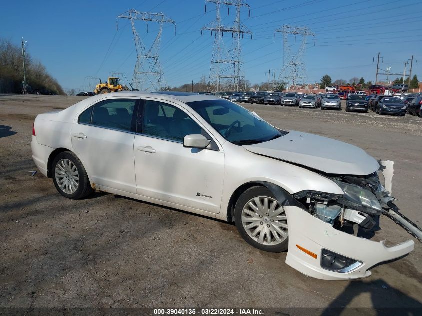 Lot #2490852826 2010 FORD FUSION HYBRID salvage car