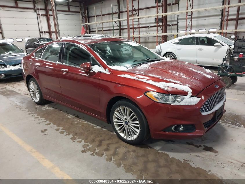 Lot #2490857276 2014 FORD FUSION SE salvage car