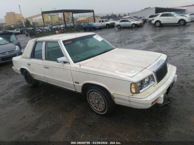 Продажа на аукционе авто 1987 Chrysler Lebaron, vin: 1C3BC56EXHF325784, номер лота: 39040799
