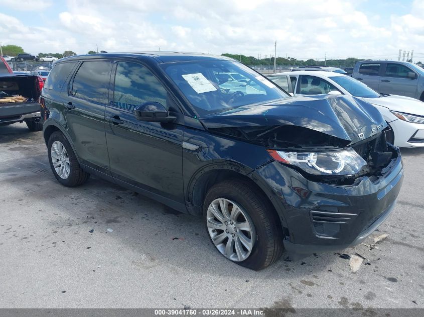 Lot #2488541109 2017 LAND ROVER DISCOVERY SPORT SE salvage car