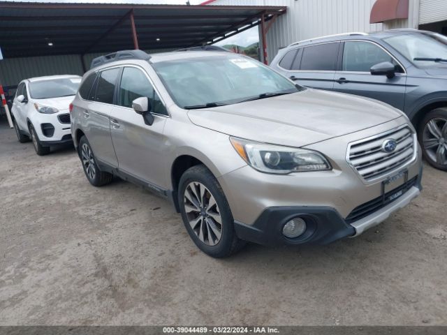 Auction sale of the 2016 Subaru Outback 2.5i Limited, vin: 4S4BSANC8G3270626, lot number: 39044489