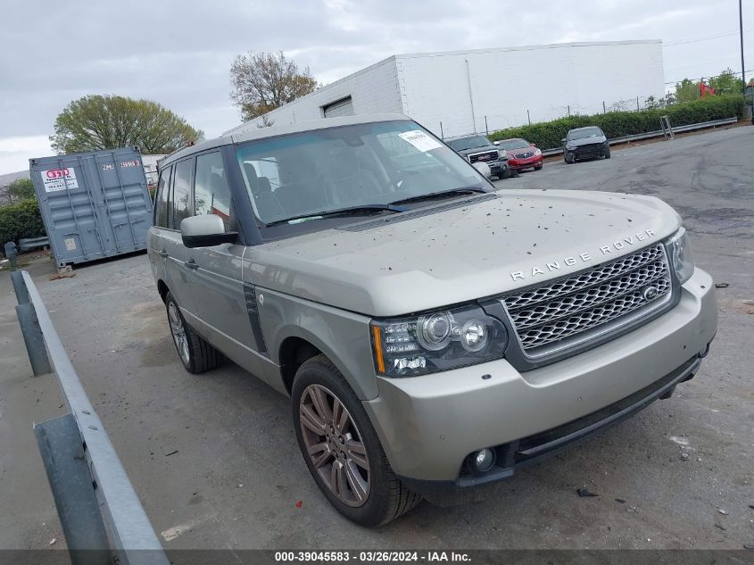 Lot #2490857192 2011 LAND ROVER RANGE ROVER HSE salvage car