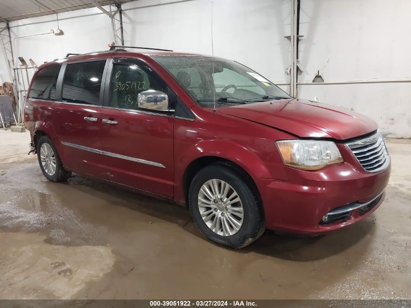 Lot #2488541001 2012 CHRYSLER TOWN & COUNTRY LIMITED salvage car