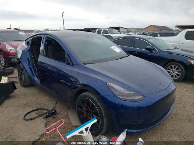 Auction sale of the 2021 Tesla Model Y Long Range Dual Motor All-wheel Drive, vin: 5YJYGAEE5MF211551, lot number: 39053729