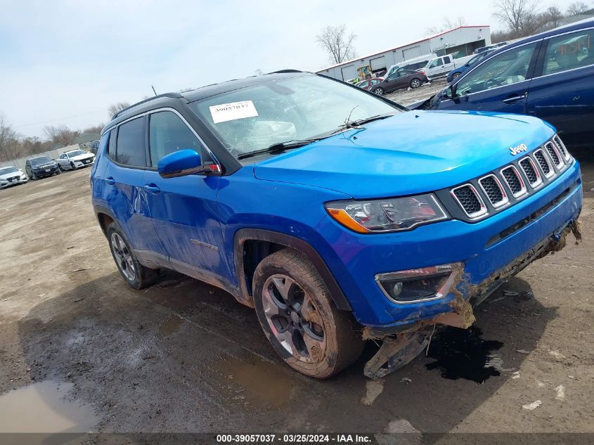 Lot #2490868448 2020 JEEP COMPASS LIMITED 4X4 salvage car